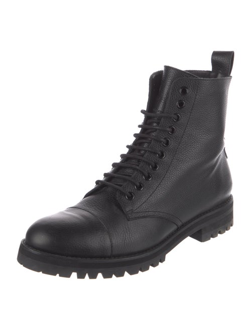 Jimmy Choo Leather Combat Boots