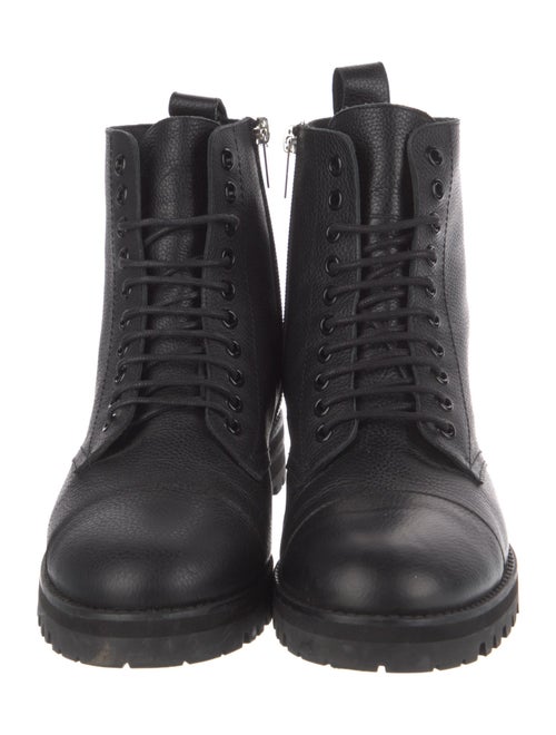 Jimmy Choo Leather Combat Boots