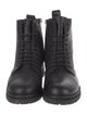 Jimmy Choo Leather Combat Boots