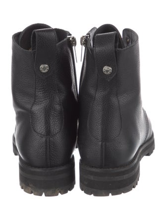 Jimmy Choo Leather Combat Boots