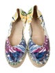 Jimmy Choo Leather Printed Espadrilles