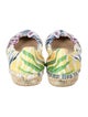 Jimmy Choo Leather Printed Espadrilles