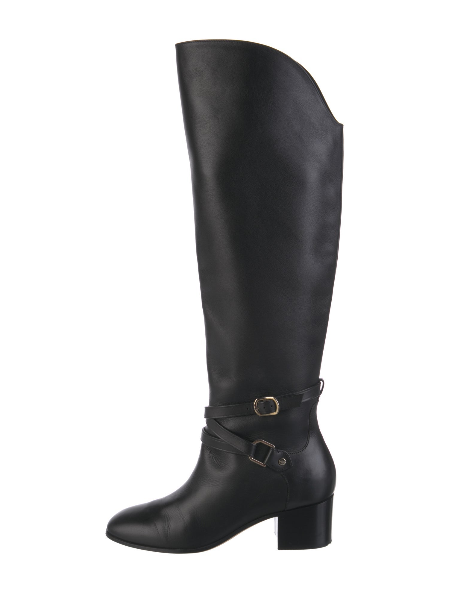 Jimmy Choo Leather Riding Boots
