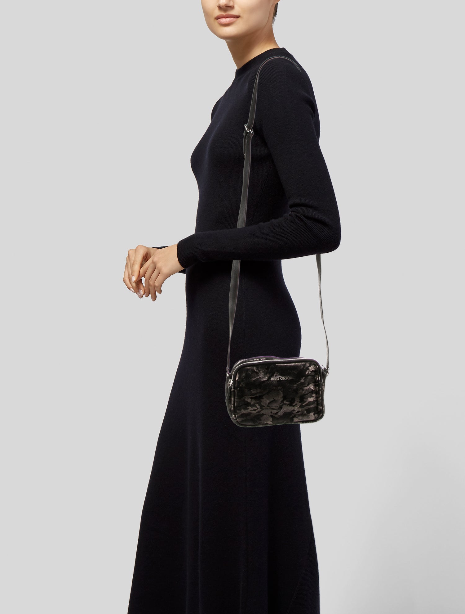 Jimmy Choo Suede Crossbody Bag