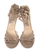 Jimmy Choo Suede Crystal Embellishments Sandals