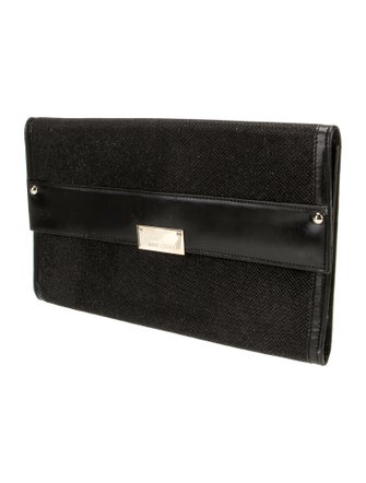 Jimmy Choo Canvas Clutch