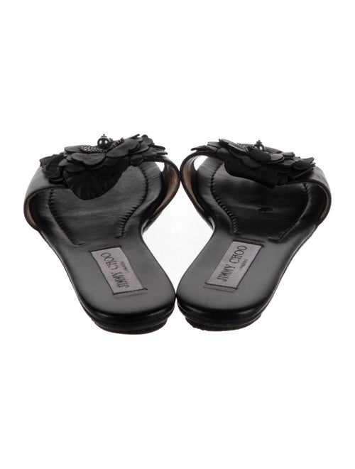 Jimmy Choo Leather Slides