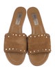Jimmy Choo Suede Studded Accents Slides