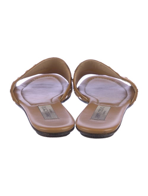 Jimmy Choo Suede Studded Accents Slides