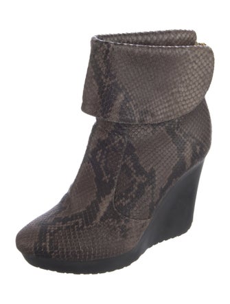 Jimmy Choo Snakeskin Animal Print Boots