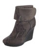 Jimmy Choo Snakeskin Animal Print Boots