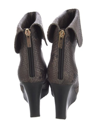 Jimmy Choo Snakeskin Animal Print Boots