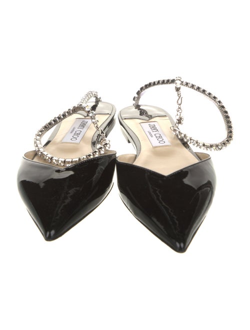 Jimmy Choo Saeda Patent Leather Mules