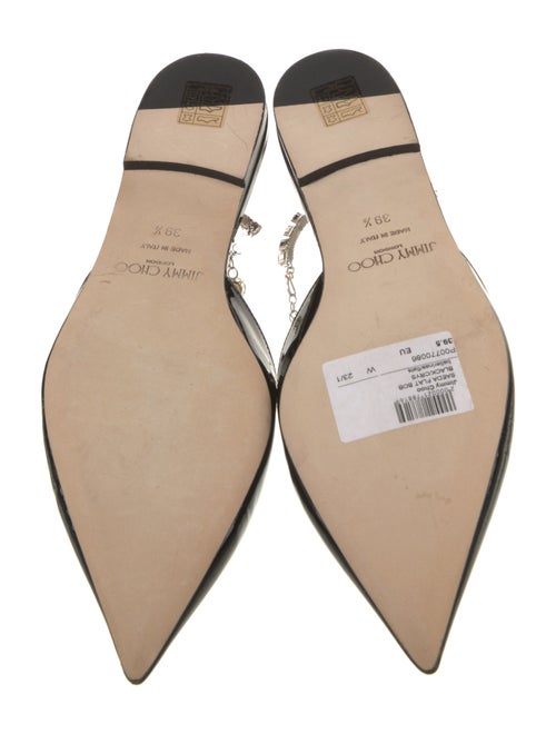 Jimmy Choo Saeda Patent Leather Mules