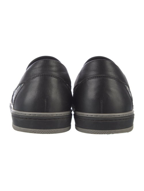 Jimmy Choo Embossed Leather Sneakers