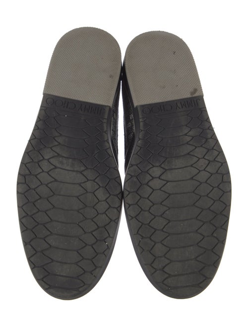 Jimmy Choo Embossed Leather Sneakers