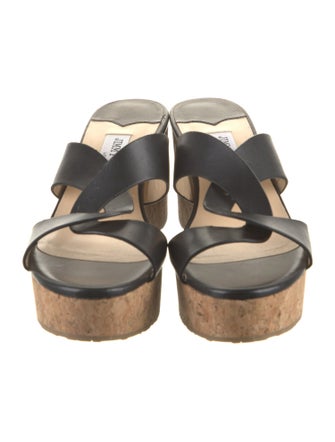 Jimmy Choo Leather Slides