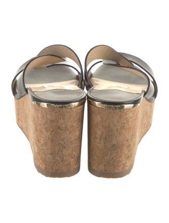 Jimmy Choo Leather Slides