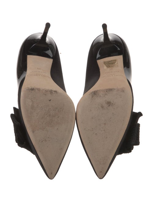 Jimmy Choo Satin Bow Accents Pumps