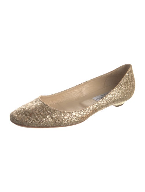 Jimmy Choo Glitter Glitter Accents Flats