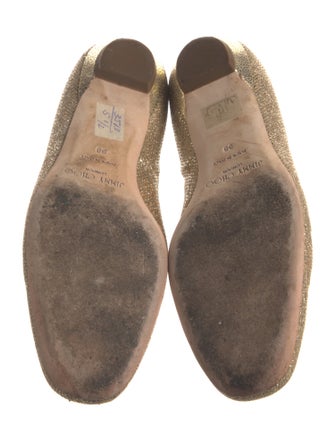 Jimmy Choo Glitter Glitter Accents Flats