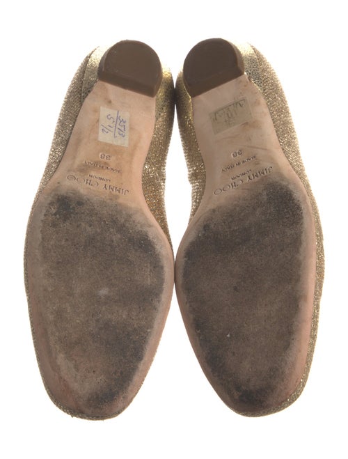 Jimmy Choo Glitter Glitter Accents Flats