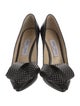 Jimmy Choo Leather Studded Accents Pumps