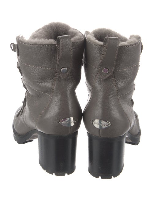 Jimmy Choo Leather Combat Boots