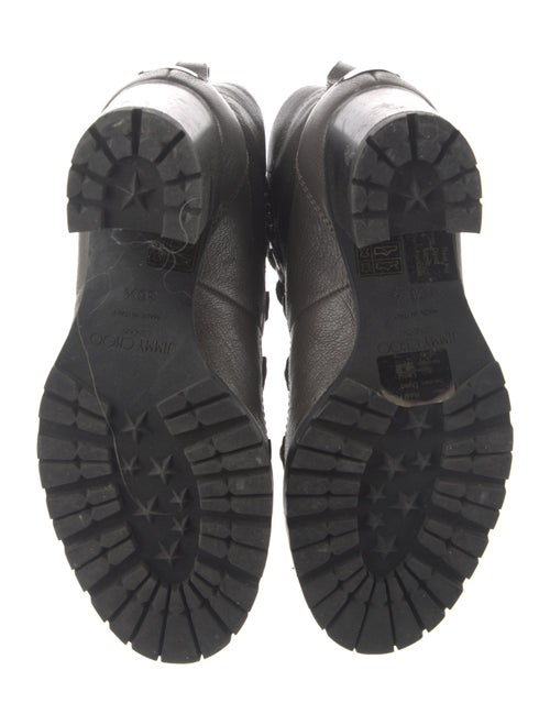 Jimmy Choo Leather Combat Boots