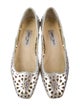 Jimmy Choo Leather Patterned Ballet Flats