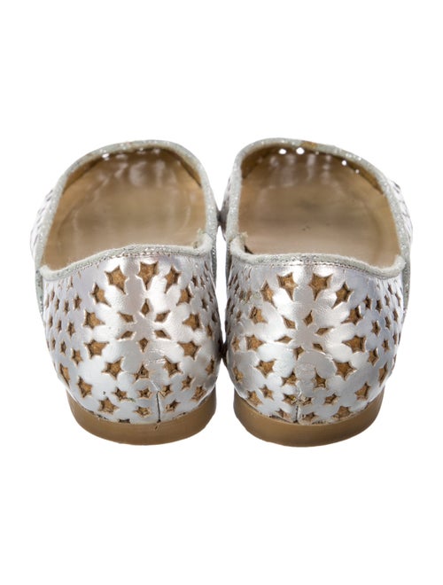 Jimmy Choo Leather Patterned Ballet Flats