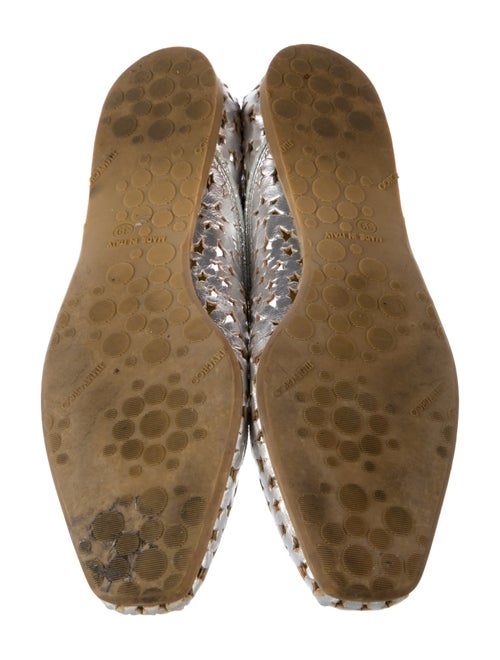 Jimmy Choo Leather Patterned Ballet Flats