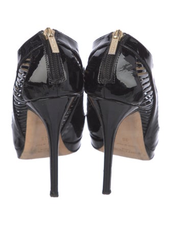 Jimmy Choo Patent Leather Studded Accents Pumps