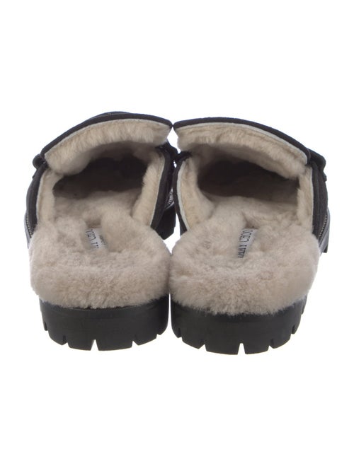 Jimmy Choo Suede Crystal Embellishments Mules