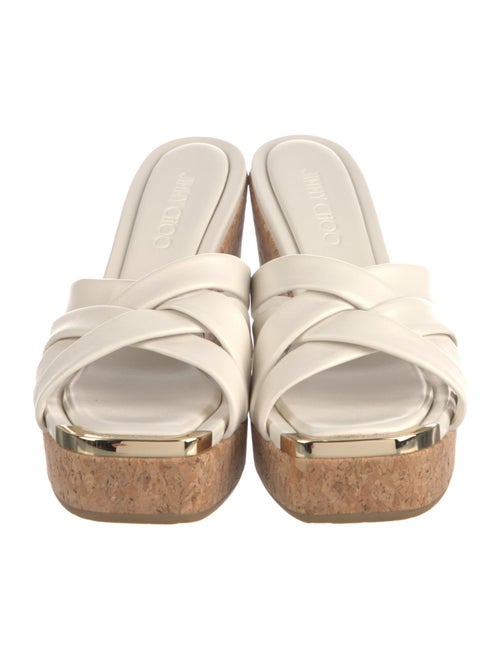 Jimmy Choo Leather Slides