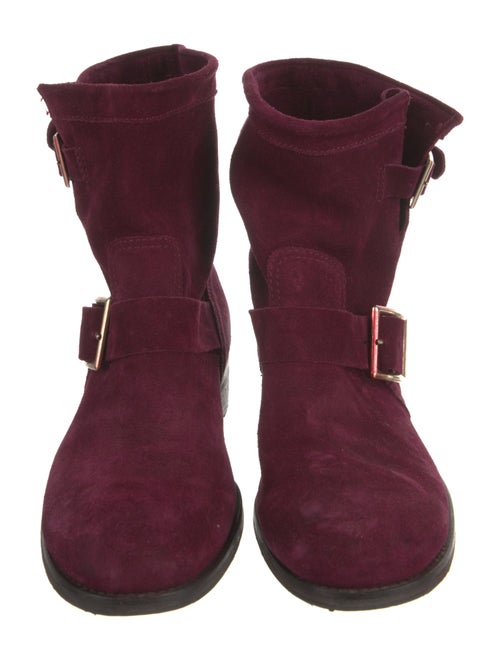 Jimmy Choo Suede Moto Boots