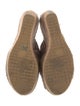 Jimmy Choo Embossed Leather Animal Print Espadrilles