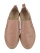 Jimmy Choo Leather Whipstitch Trim Espadrilles