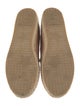 Jimmy Choo Leather Whipstitch Trim Espadrilles