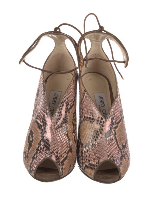 Jimmy Choo Snakeskin Animal Print Pumps