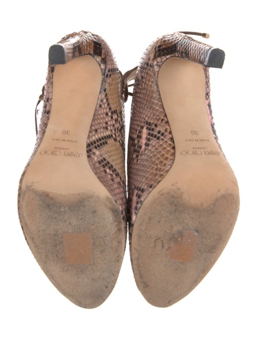 Jimmy Choo Snakeskin Animal Print Pumps