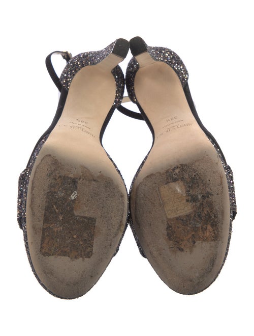 Jimmy Choo Glitter Glitter Accents Sandals