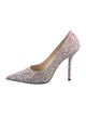 Jimmy Choo Glitter Tie-Dye Print Pumps