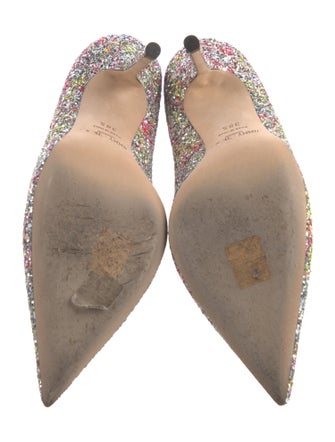 Jimmy Choo Glitter Tie-Dye Print Pumps