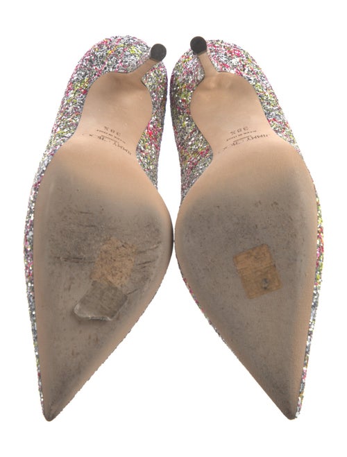 Jimmy Choo Glitter Tie-Dye Print Pumps