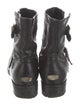 Jimmy Choo Youth Leather Moto Boots