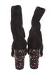 Jimmy Choo Suede Crystal Embellishments Sock Boots