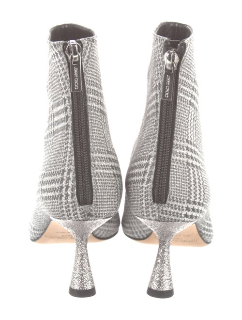 Jimmy Choo Kix Plaid Print Sock Boots