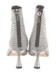 Jimmy Choo Kix Plaid Print Sock Boots