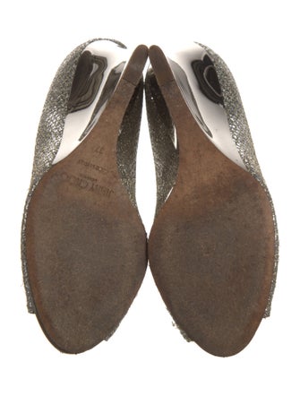 Jimmy Choo Baxen Glitter Pumps